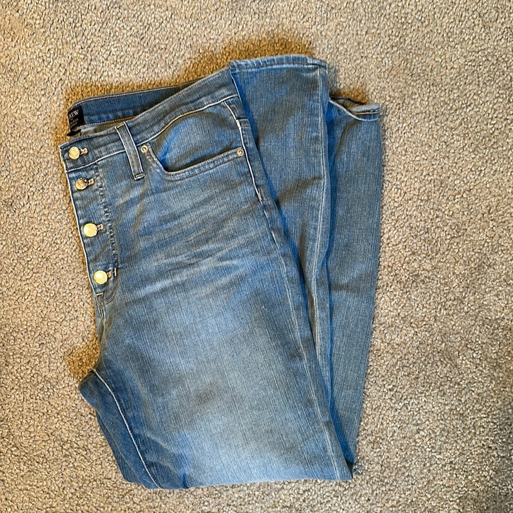 J. crew high rise skinny jeans size 31